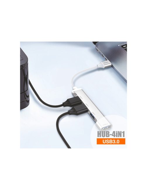 Mini HUB USB 3.0 4 em 1 - K11B